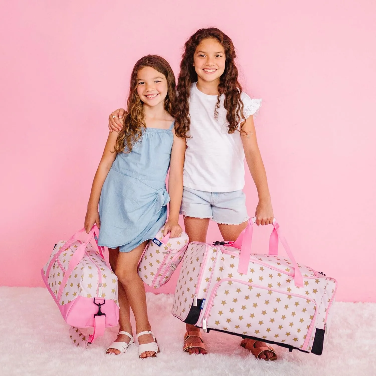 Wildkin Kids Weekender Duffel Bag – Carry-On Size for School, Travel, & Sleepovers
