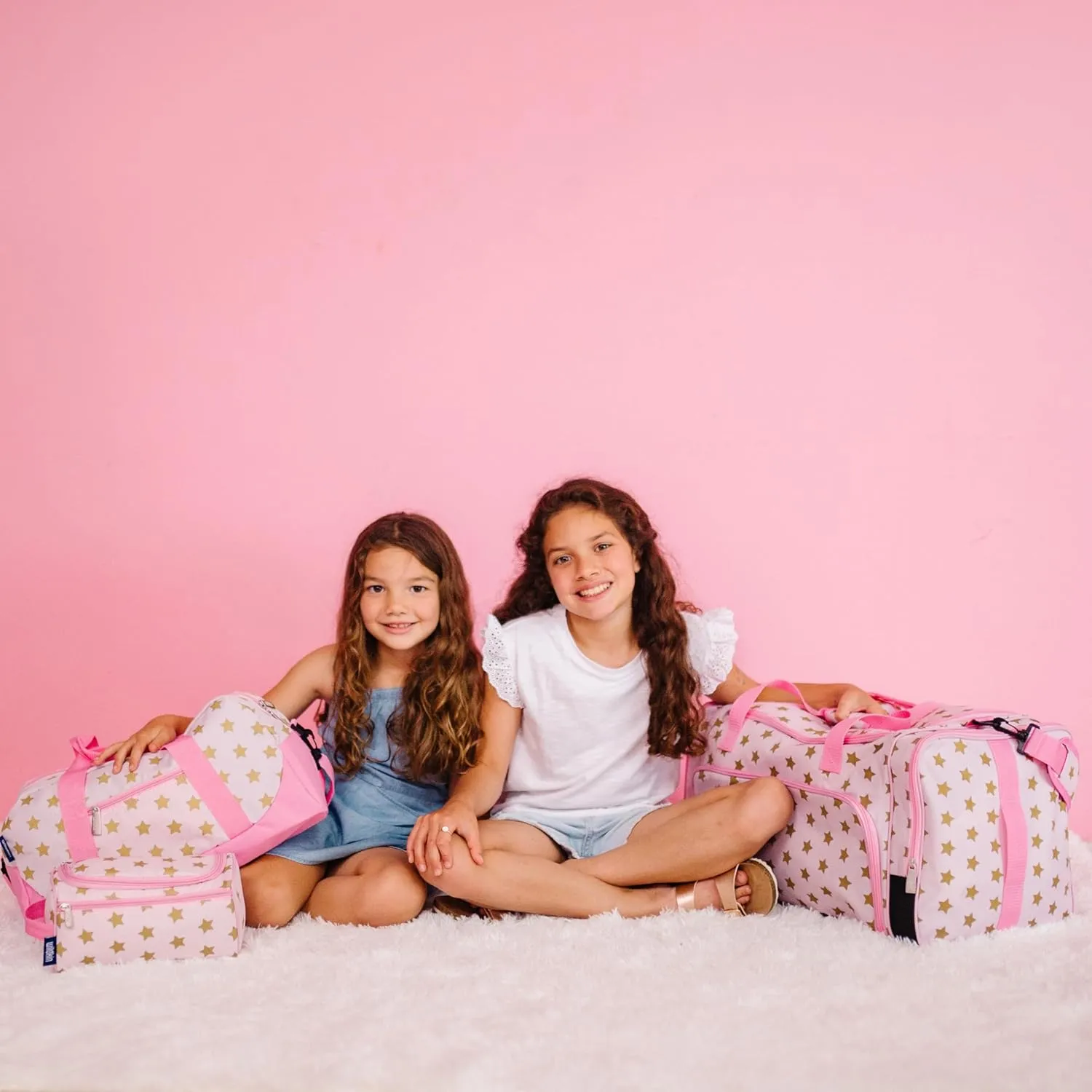 Wildkin Kids Weekender Duffel Bag – Carry-On Size for School, Travel, & Sleepovers