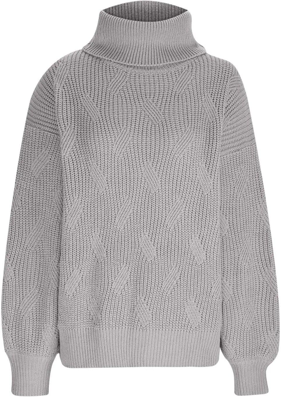 Women Oversized Slouchy Knit Turtleneck Sweaters Fall Fashion 2023 Batwing Sleeve Pullover Tops Y2K Clothes