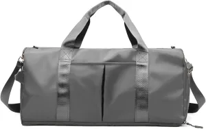 Women's Waterproof Yoga Sports Large Travel Shoulder Gym Fitness Training Large Capacity Tote Bag with Shoe Compartment