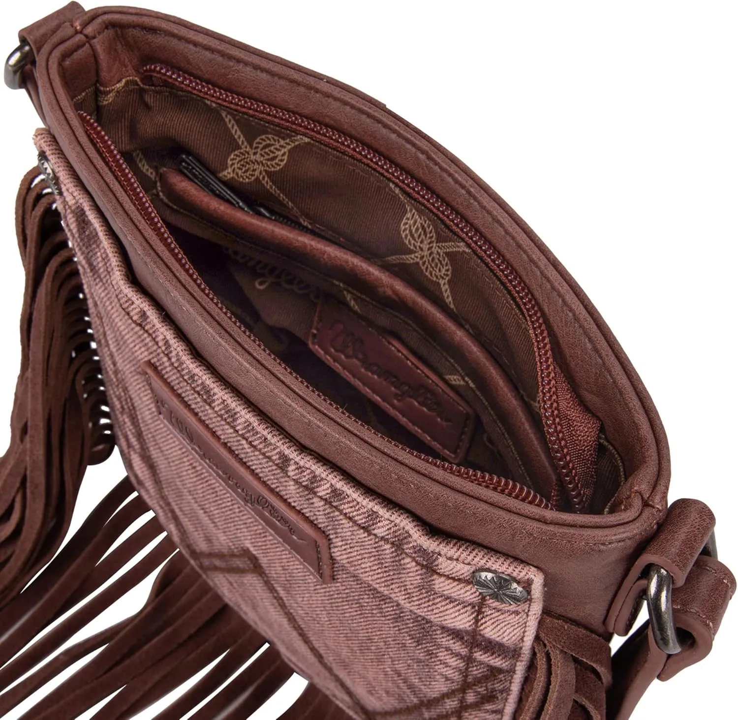 Wrangler Small Doctor Bag for Women Vintage Satchel Bag Western Handbags with Wide Strap