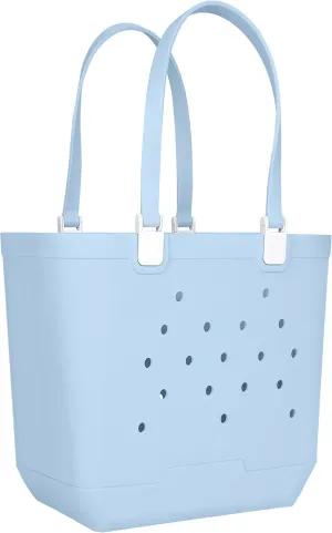 X-Large Beach Rubber Tote Bag Washable Travel Waterproof Sandproof Durable Modern Sports Handbag Groceries Pool