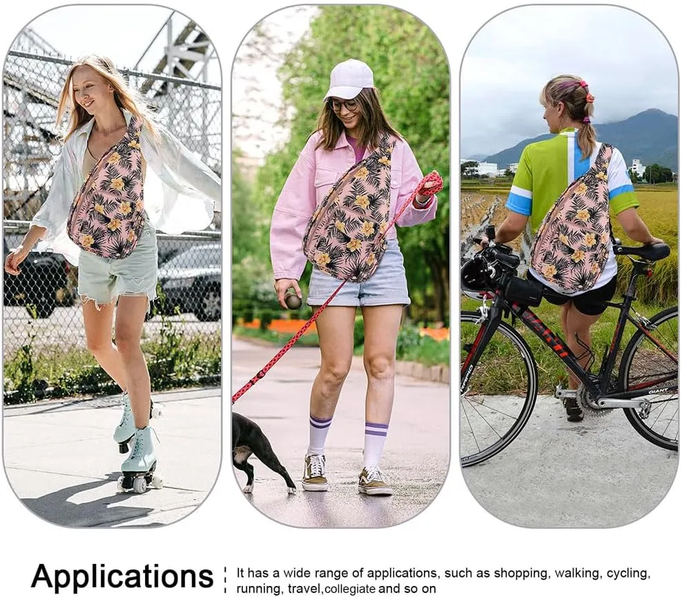 XEYOU Women's Sling Crossbody bag Casual Daypack Outdoor Travel Hiking Backpack for Cycling Walking Dog Hiking