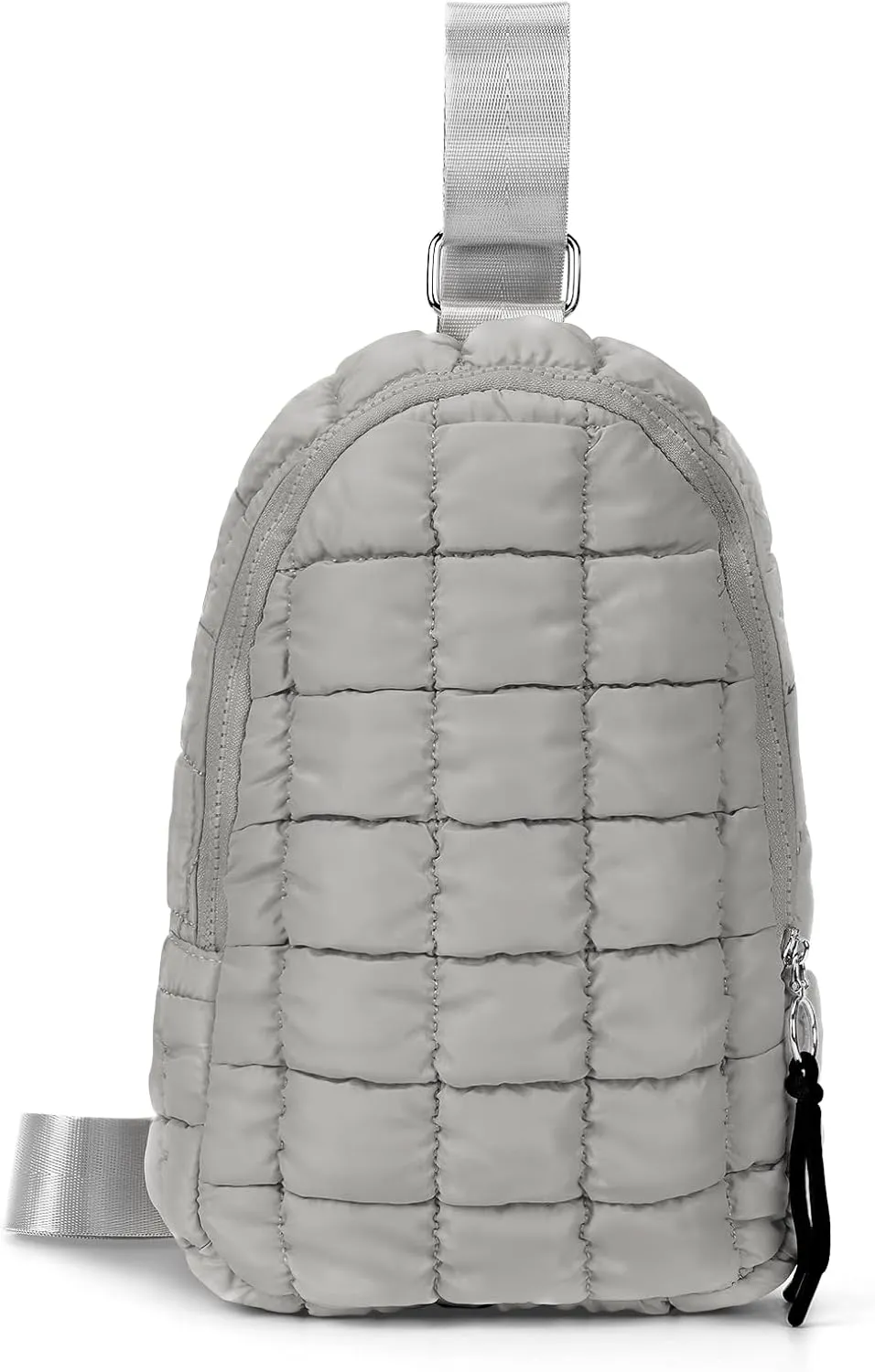 YFGBCX Puffer Quilted Sling Bag Crossbody Purse Women Puffer Fanny Pack Quilted Chest Bag Puffy Daypack Waist Bag