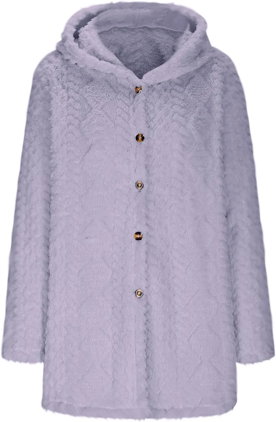 ZDRZK Winter Jackets for Women 2024 Shaggy Faux Shearling Plush Warm Soft Cardigans Long Sleeve Open Front Casual Coats