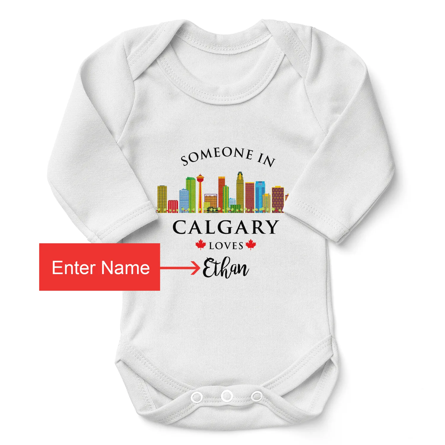 Zeronto Baby Gift Basket - Someone in Calgary Loves You