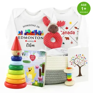 Zeronto Baby Gift Basket - Someone in Edmonton Loves You