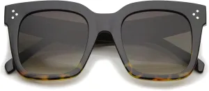 zeroUV - Oversized Fashion Retro Square Sunglasses for Women Vintage Style 50mm