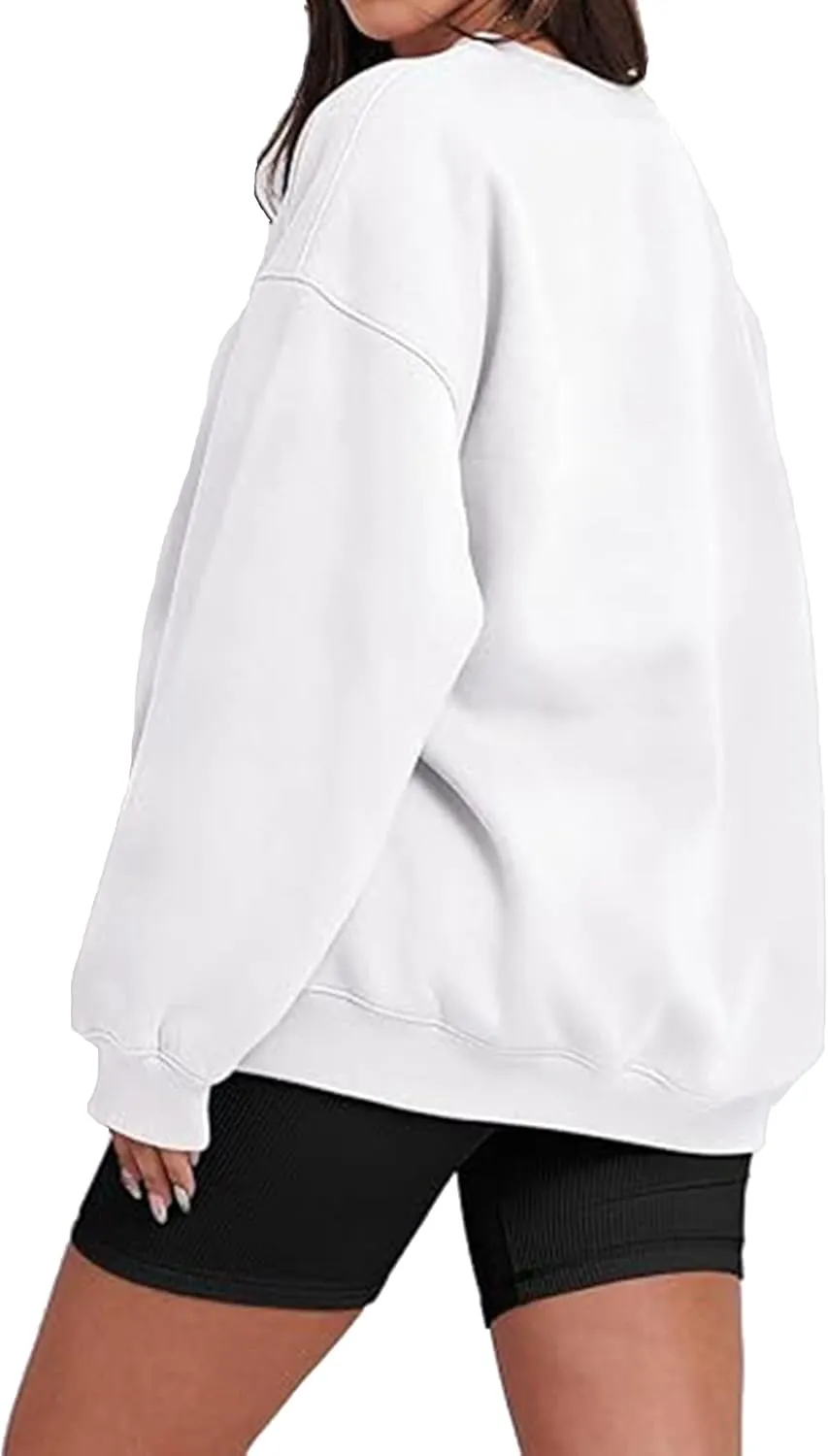Zoyami Womens Crewneck Sweatshirt Graphic Long Sleeve Top Pullover Oversized Sweaters