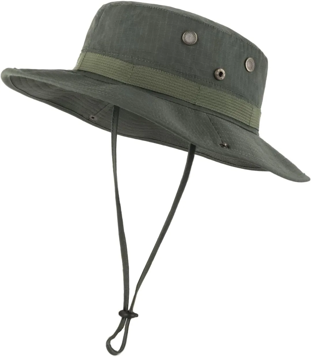 Zylioo XXL Oversized Boonie Sun Hats,Military Tactical Safari Hat for Big Heads,Lightweight Hunting Hats with Strap