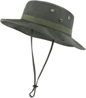 Zylioo XXL Oversized Boonie Sun Hats,Military Tactical Safari Hat for Big Heads,Lightweight Hunting Hats with Strap